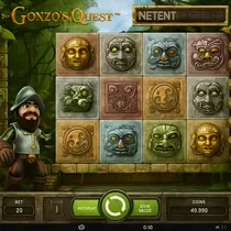 BankonBet - Gonzo's Quest Slot Game - NetEnt